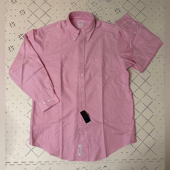 NWT Brooks Brothers 346 The Original Polo Shirt button-down shirt 16 32/33 - Picture 3 of 8